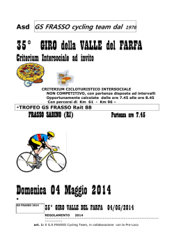 informazioni - Gsfrasso.net