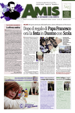Dopo il regalo di Papa Francesco ora la festain Duomocon Scola