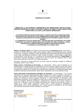 green bond - Innovatec