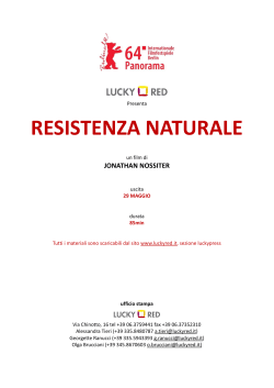 RESISTENZA NATURALE - Lucky Red Distribuzione