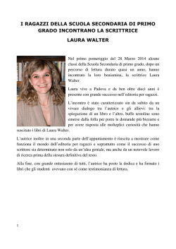 i ragazzi della scuola secondaria di primo grado incontrano la
