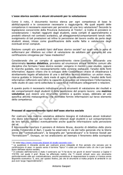 Download - Il progetto "matrici per valutare"
