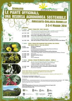 Locandina Programma - Università degli Studi di Sassari