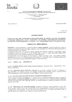 Lettera Invito Stage 15-21.03.2014
