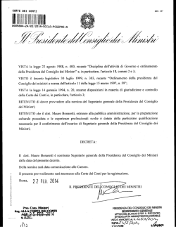 Dpcm 22 febbraio 2014