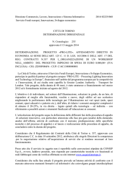 Direzione Commercio, Lavoro, Innovazione e