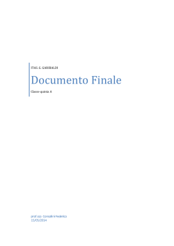 Documento Finale - itas g.garibaldi roma