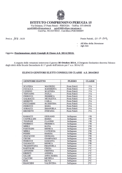 ISTITUTO COMPRENSIVO PERUGIA 15