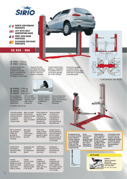 SR 05H - 06H - Sirio equipment