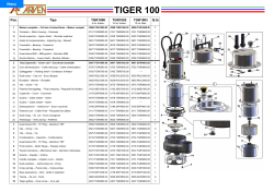 Tiger 100 Parts List