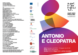 brochure - Napoli Teatro Festival