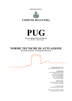 ADELFIA PUG - Comune di Lucera