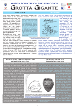 MUSEO SCIENTIFICO SPELEOLOGICO