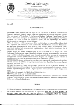 Città di Maniago - Comune di Maniago