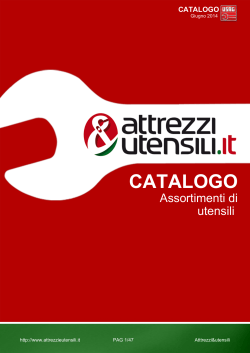 CATALOGO - Attrezzi e utensili