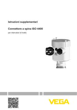Istruzioni supplementari Connettore a spina ISO 4400