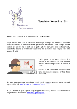 News Novembre 2014 - Pingitore Informatica