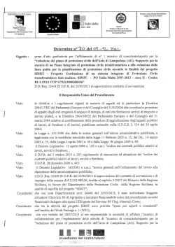 Determina n. 70 - Regione Siciliana