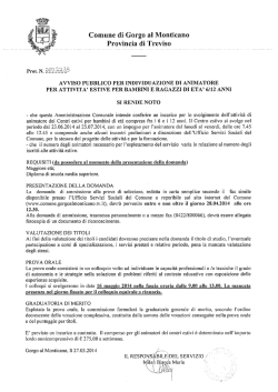 Comune di Gorgo al Monticano Provincia di Treviso