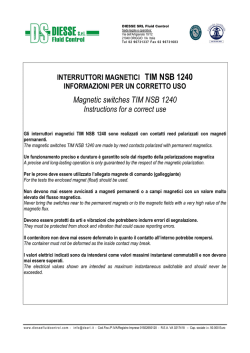 INTERRUTTORI MAGNETICI TIM NSB 1240