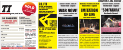 WAR NOW! - Corriere del Ticino