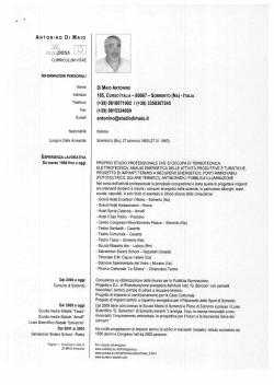 Ing. Di Maio Antonino - Gazzetta Amministrativa