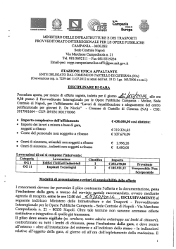 DISCIPLINARE - Provveditorato