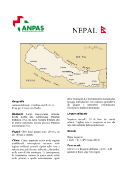 NEPAL - Anpas
