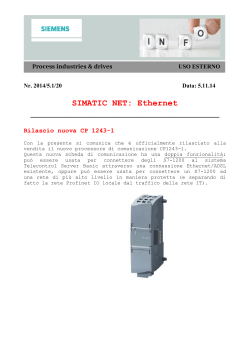 SIMATIC NET: Ethernet