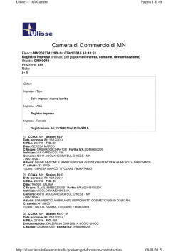 Iscrizioni - Camera di Commercio di Mantova