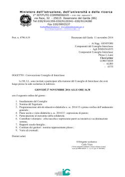 Convocazione Interclasse 27 nov - ic 1 desenzano 2014-15