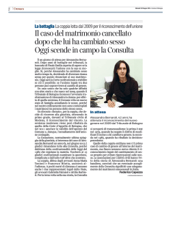 Il caso del matrimonio cancellato dopo che lui ha cambiato sesso