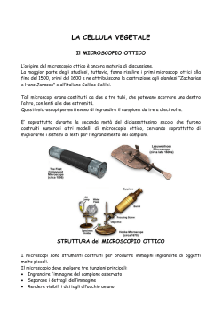 Dispense di Microscopia botanica