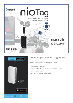 INTERPHONENIOTAG: Istruzioni IT