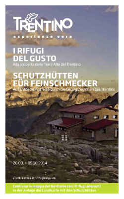 i rifugi del gusto schutzh&uuml;tten f&uuml;r feinschmecker