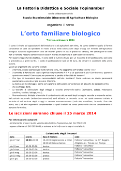 Locandina - PDF 52 KB - Scuola Esperienziale Itinerante di
