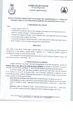 COMUNE DI VIANO