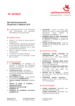 In sintesi - Spielwarenmesse
