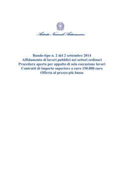 Nota illustrativa - Autorità Nazionale Anticorruzione