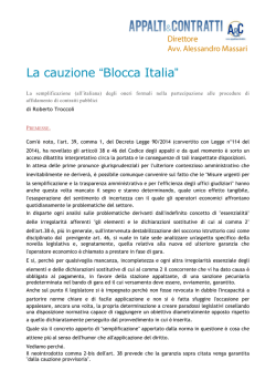 il documento completo - Le Banche Dati per gli Operatori del Diritto