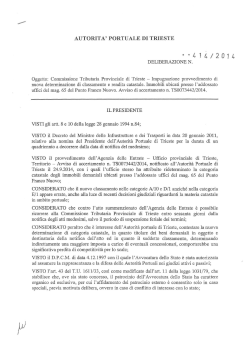 ··414/2014 - Autorità Portuale di Trieste