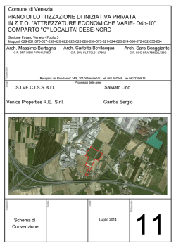 ELAB 11 schema di convenzione - Comune di Venezia