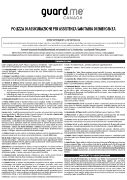 polizza di assicurazione per assistenza sanitaria di emergenza