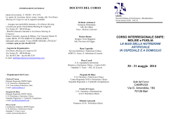 Brochure Corso SINPE Puglia 2014