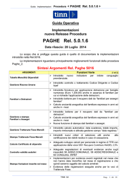 Guida Release 5016