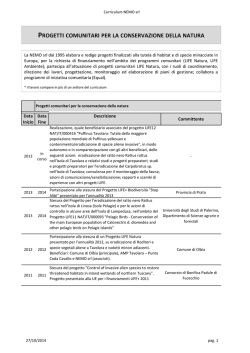 esperienze di lavoro