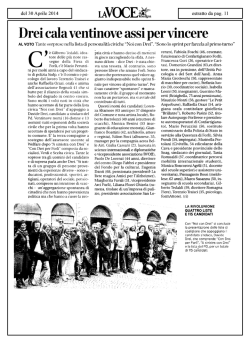 Drei cala ventinove assi per vincere
