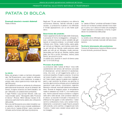 PATATA DI BOLCA - Veneto Agricoltura