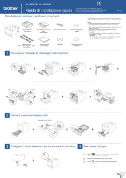Guida di installazione rapida
