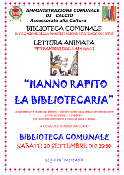 HANNO RAPITO LA BIBLIOTECARIA
